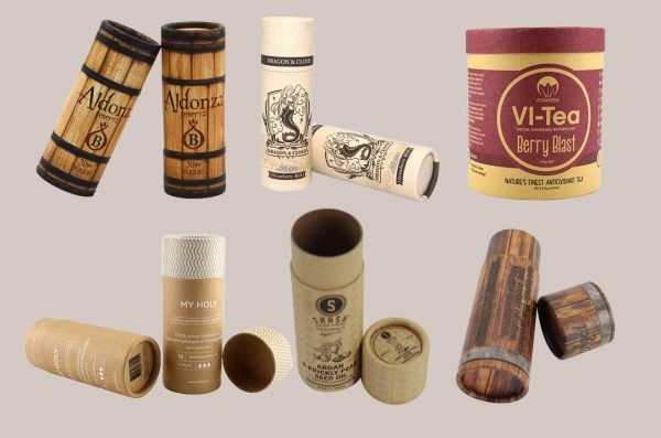 Tubos y cilindros de cartón personalizados impresos | Envases ...