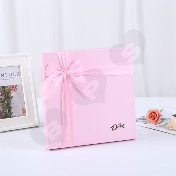 Luxury Pink Rigid Box For Chocolate- Shanghai Custom Packaging Co