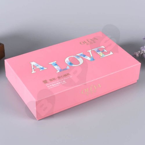 Matte Pink Gift Box For Cosmetic Set- Shanghai Custom Packaging Co