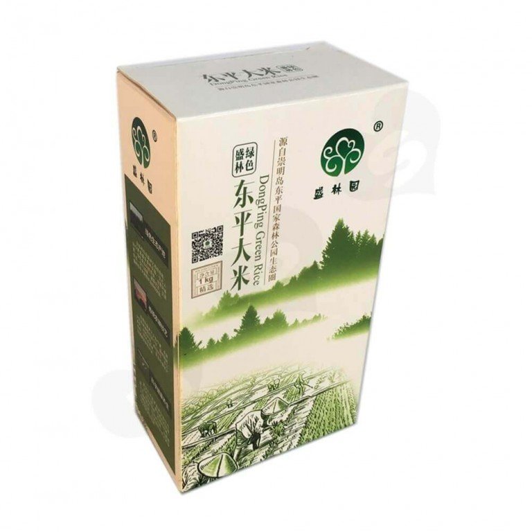 Rice Packaging Box With Window Patching- Shanghai BPS