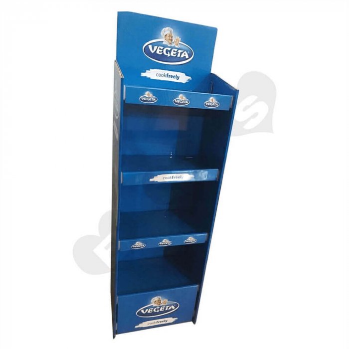 Shelf Racking Card Posm Cardboard POS Food Shelf Floor Stands- Shanghai BPS