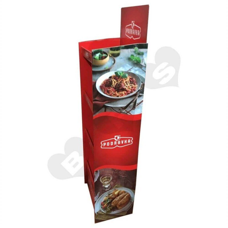 Food Letter Rack Large Custom Food Corrugated Rack- Shanghai BPS