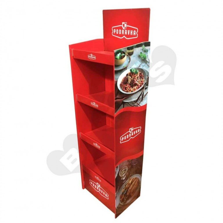 Large Custom Food Corrugated Rack- Shanghai BPS