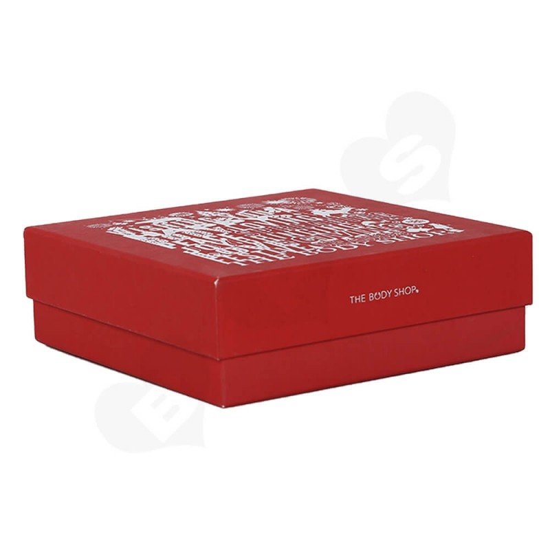 Christmas Color Box For Cosmetic Product With Blister Insert