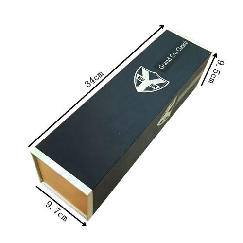 Laser Printed Logo Wine Gift Box Foldable Structure - Custom Packaging