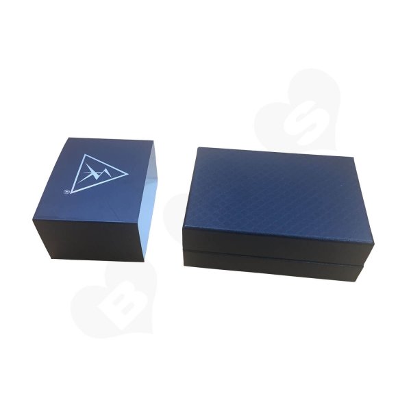 Black Texture Raphe Rigid Box With Paper Sleeve- Shanghai BPS Team