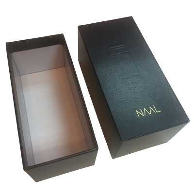 Black Texture Raphe Rigid Box With Paper Sleeve- Shanghai BPS Team